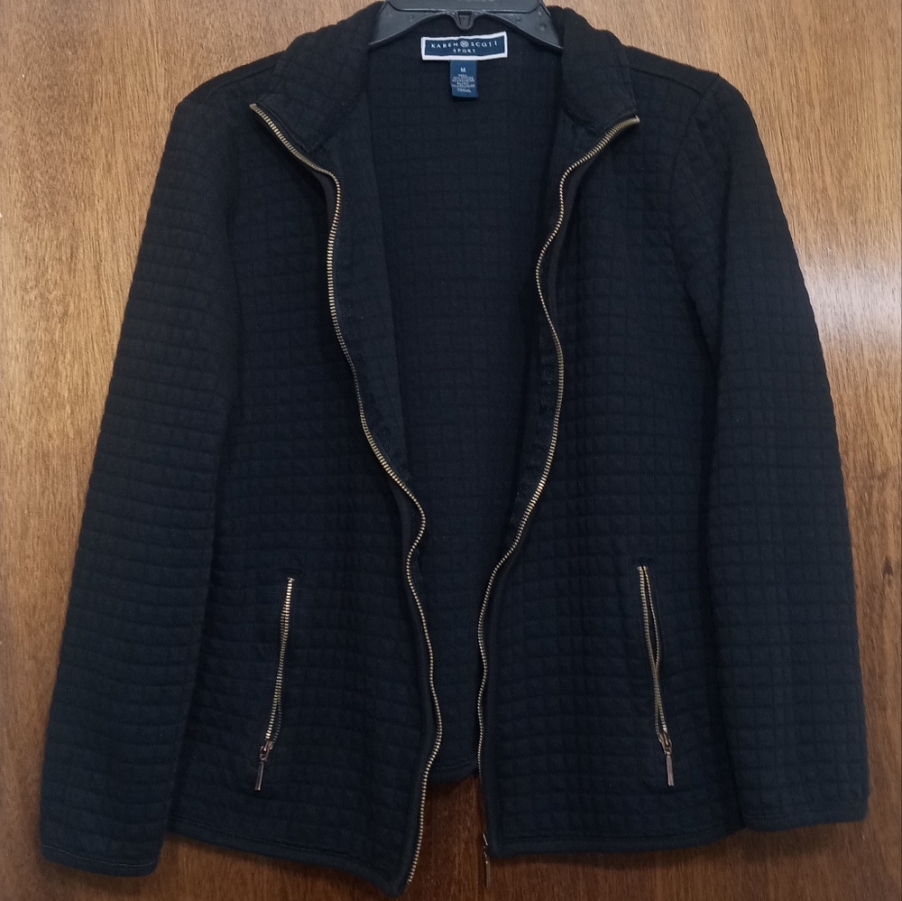 Women's Black Quilted Jacket